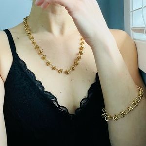 New knotted goldfill BRACELET ONLY